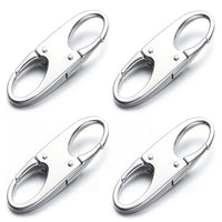 4PCS Zipper Pull Replacements with Lock for Luggage and Suitcases Style 3