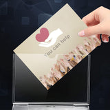 Lockable Collection Box with Keys for Suggestion Donations Voting Clear