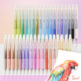 36PCS Colorful Click-Erasable Gel Pen Set for Students School and Office