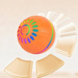 Interactive Smart Dog Ball Toy with LED Lights – Moving & Bouncing Ball for Dogs and Puppies Orange