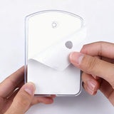 2 PCS Remote Control Holders Wall Mount Self Adhesive for Home Office School Transparent