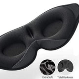 Blackout Bluetooth Sleep Mask Wireless Music Eye Mask Headphones Gray