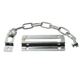 2 PCS Door Chain Lock Security Door Chain for Inside Door with 12 Screws Nickel Plated