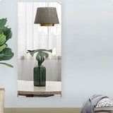 Self-Adhesive Mirror Sticker Roll Flexible Mirror Sheet for Bedroom Office DIY Decoration