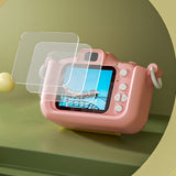1080P Dual Cam Digital Camera for Kids Video Camera with 64G TF Card Pink
