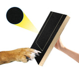 Dog Scratching Post with Food Storage Container Nail Trimmer Interactive Toy