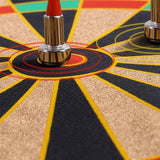 Magnetized Roll Up Dartboard Set with 12 Darts Indoor Outdoor Game Gift L