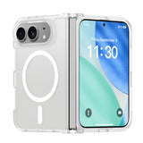 Easy Attached PC TPU Phone Case Compatible With iPhone Duo with Wireless Charging Clear