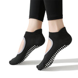 4 Pairs of Pilates Socks Silicone Grip Socks for Women Ankle Yoga Socks for Yoga Dance