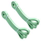 2 PCS Fitness Yoga Elastic Resistance Strap Strength Training Power Band Light Green