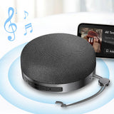 Portable Wireless Bluetooth Speakers Compact Design Speaker with Hands-Free Calling Grey