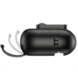 Protective Case Compatible With AirPods Pro 3 2025 Shockproof Cover with Keychain Hook Black