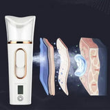 Portable USB Rechargeable Facial Mist Sprayer Mini Humidifier for Travel Home White