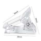 10 PCS Clear Durable Nail Tips Clips for Home and Salons