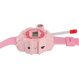 Rechargeable Kids Watch Walkie-talkie Remote Wireless Call Intercom Toy with Flashlight Kid Gift Pink