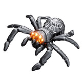360 Rotating RC Wall Climbing Spider Toy Remote Control Black