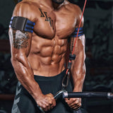 BFR Bundle Booty Resistance Bands Blood Flow Restriction Straps for Glute and Hip Exercising Fitness Blue