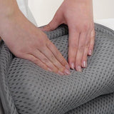 Bath Pillow with Suction Cups for Tub Neck and Back Support Gray