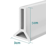 100cm Bendable Shower Water Dam Flexible Self-Adhesive Water Barrier for Kitchen Door Window