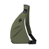 Multifunctional Anti-theft Sling Chest Pack Crossbody Bag Green