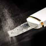 Electric Facial Skin Scrubber Ultrasonic Blackhead Remover Spatula Comedone Extractor Cleanser