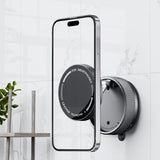 Foldable Vacuum Suction Car Phone Holder Adjustable Phone Holder Mount for Car Black