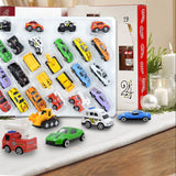 24 Days Pull-Back Cars Advent Calendar for Kids Countdown Calendar Style 2