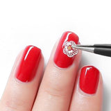 50PCS 3D Floral Self Adhesive Nail Stickers for DIY Nail Art Decoration