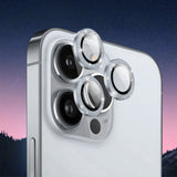 Glitter Camera Lens Film for iPhone 18 Pro and iPhone 18 Pro Max Silver