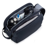 Travel Toiletry Bag Shaving Organizer for Men Women Navy Blue