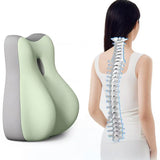Ergonomic Memory Foam Reading Pillow for Bed and Sofa Green