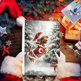 Christmas Countdown Advent Calendar – Dog Holiday Collectible Hanging Ornament Style 2