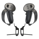 Silicone Controller Grips Cover VR Accessories Compatible with Meta Quest 3/Meta Quest 3S Black