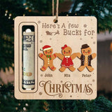 2Pcs Christmas Money Holders Funny Christmas Cash Holder Xmas Tree Hanging Ornaments Style 3