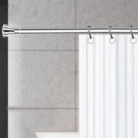 Extendable Shower Curtain Rod Adjustable Tension Pole for Kitchen Cupboard Bathroom Window