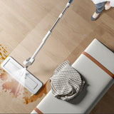 Self Wringing Spray Mop Hands-Free Mite Removal Floor Mop with 5 Replaceable Mop Cloth