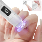 Mini UV Nail Lamp with Rotatating Stand Portable Handsfree LED Display Nail Dryer Home DIY Manicure Nail Art