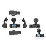 3-Channel Dash Cam with WiFi – Front, Inside & Rear Camera with Motion Detection