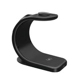 3 in 1 Magnetic Wireless Charger Stand Charging Station for iPhone 14/13/12 Series Apple Watch2-7 Black