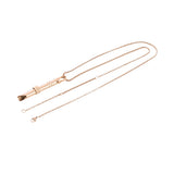 Mindful Breathing Necklace Meditation Necklace Rose Gold