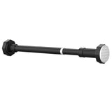 Adjustable Tension Rod Extendable Rack Shower Wind Curtain Closet Pole Black