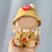 Mini Costume Set for 15cm LABUBU POP MART Doll Clothes Shoes Hats Kit Style 2