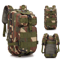 30L Military Backpack Tactical Hiking Camping Rucksack for Outdoor Trekk Travel Green