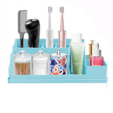 Bathroom Silicone Toothbrush Holder Stand Blue