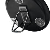 Travel Magnifying Makeup Mirror with Adjustable Stand and Suction Cup Black