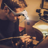 USB Rechargeable LED Head Glasses for Reading Crafting & Close Work