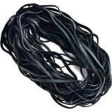 220Pcs Rubber Bands Elastic Bands for Office File Organization Black