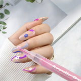 18 Colours Set DIY Nail Art Paint Pen Set Quick Drying Acrylic Paint Markers Nail Dotting Drawing Pens for Manicure