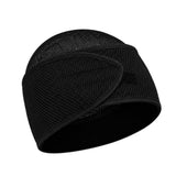 2-in-1 Overnight Mesh Hair Band with Hook and Loop for Short Hair Black