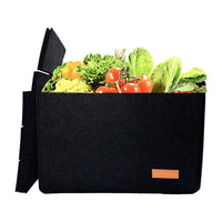 12-Compartment Bottle Wine Tote Bag Wine Carrier Tote Black